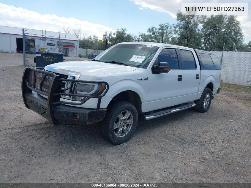 2013 Ford F-150 Xlt VIN: 1FTFW1EF5DFD27363 Lot: 40156084