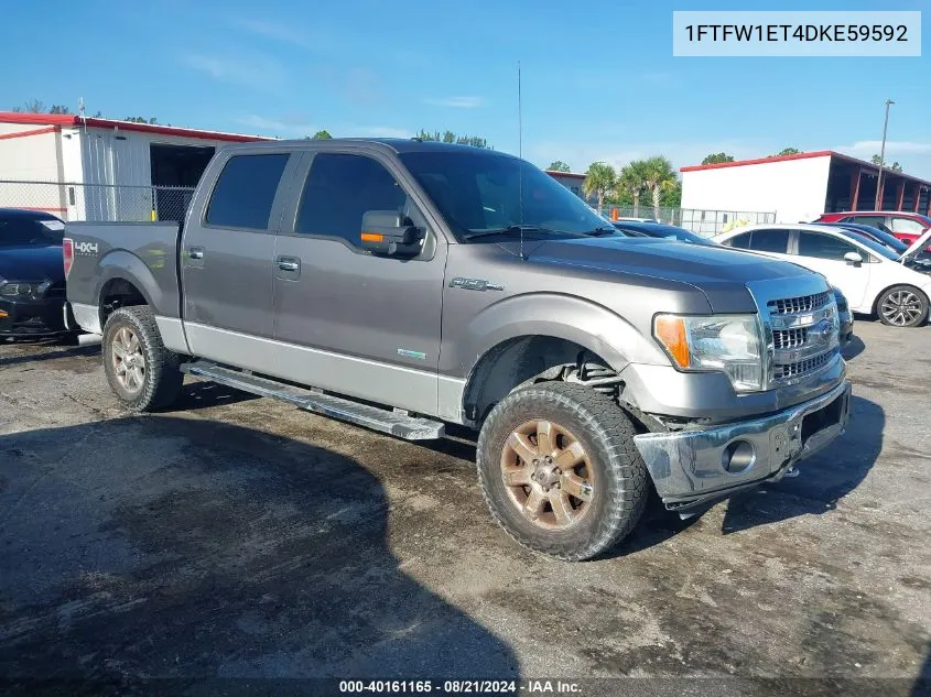 1FTFW1ET4DKE59592 2013 Ford F150 Supercrew