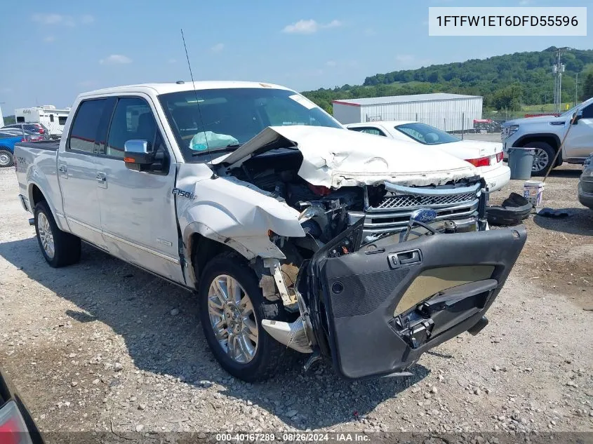 2013 Ford F-150 Platinum VIN: 1FTFW1ET6DFD55596 Lot: 40167289