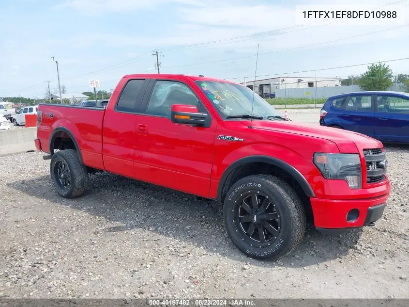 1FTFX1EF8DFD10988 2013 Ford F-150 Fx4