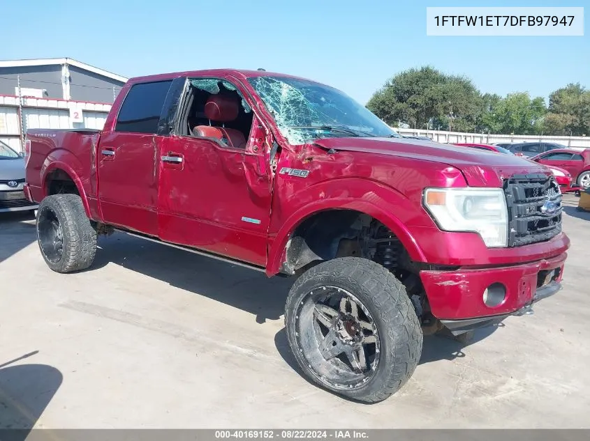 1FTFW1ET7DFB97947 2013 Ford F-150 Limited