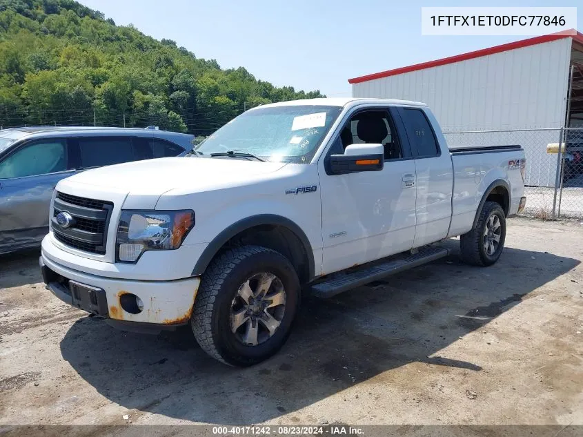 2013 Ford F-150 Fx4 VIN: 1FTFX1ET0DFC77846 Lot: 40171242