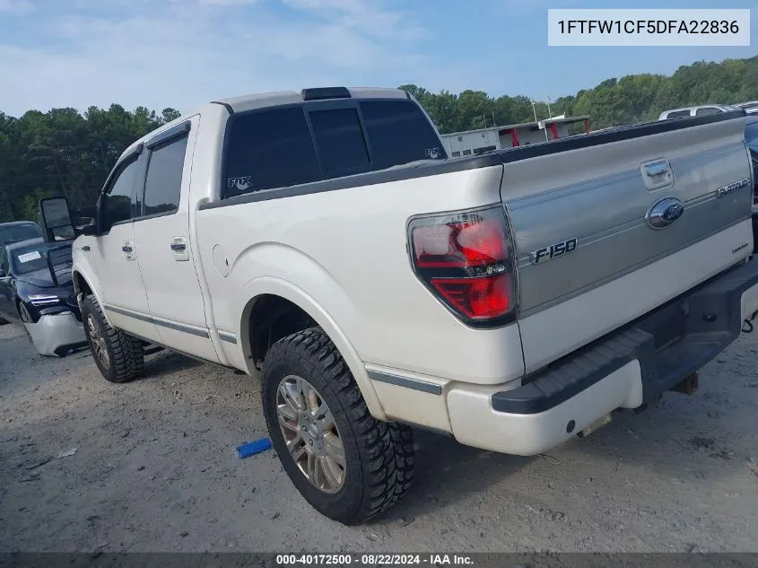 1FTFW1CF5DFA22836 2013 Ford F-150 Platinum