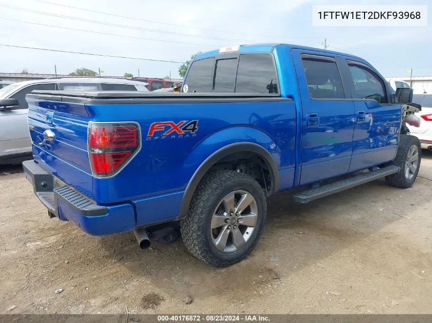 1FTFW1ET2DKF93968 2013 Ford F-150 Fx4