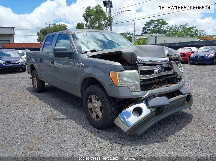 2013 Ford F-150 Xlt VIN: 1FTFW1EF5DKE05504 Lot: 40179321