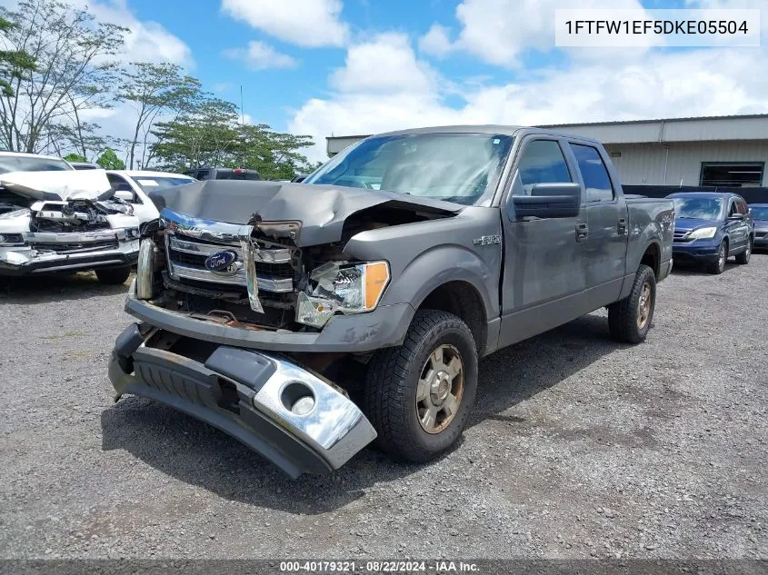 2013 Ford F-150 Xlt VIN: 1FTFW1EF5DKE05504 Lot: 40179321