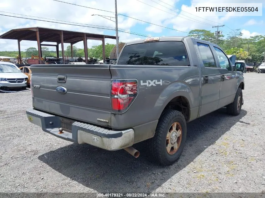 1FTFW1EF5DKE05504 2013 Ford F-150 Xlt