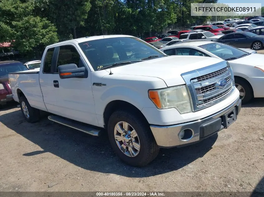 2013 Ford F-150 Xlt VIN: 1FTFX1CF0DKE08911 Lot: 40180355