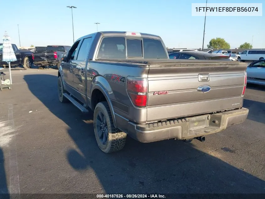 1FTFW1EF8DFB56074 2013 Ford F-150 Fx4