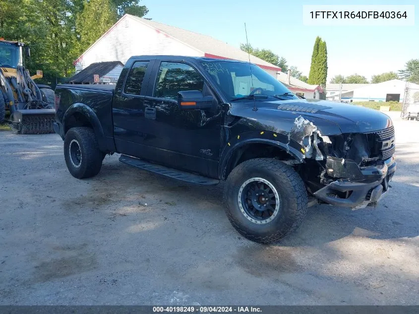 2013 Ford F-150 Svt Raptor VIN: 1FTFX1R64DFB40364 Lot: 40198249