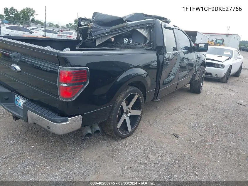 1FTFW1CF9DKE27766 2013 Ford F-150 Xlt