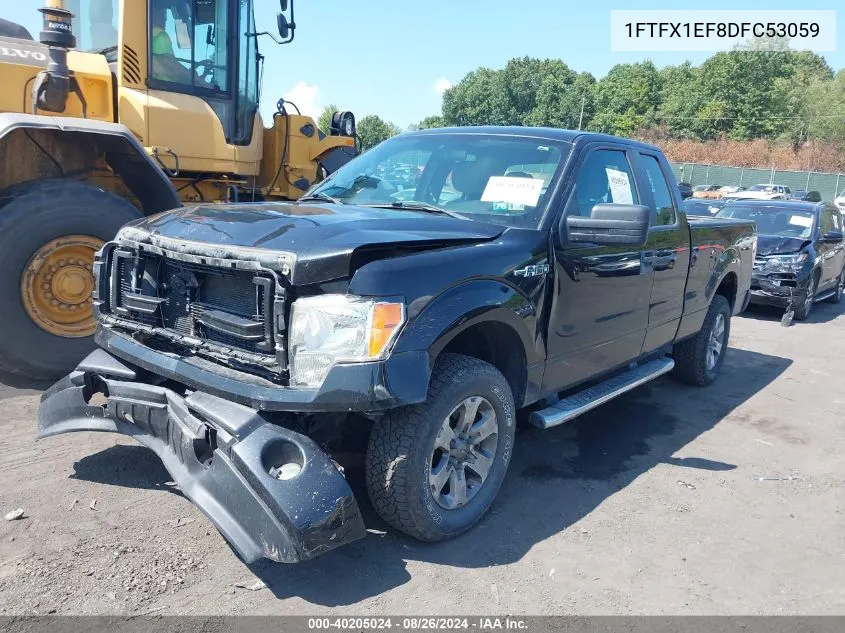 1FTFX1EF8DFC53059 2013 Ford F-150 Stx