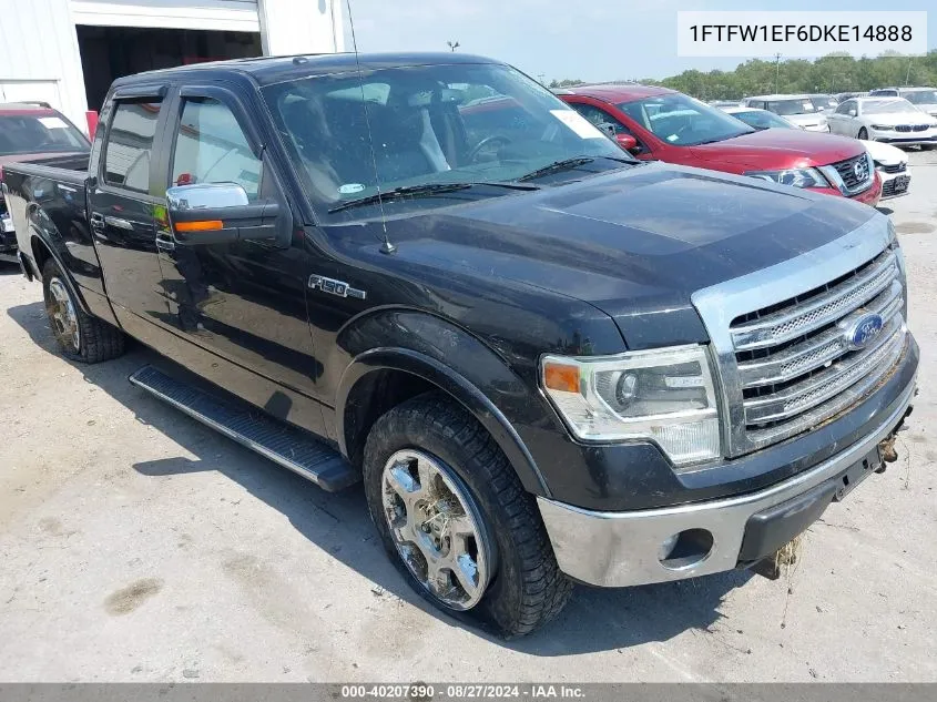 1FTFW1EF6DKE14888 2013 Ford F-150 Lariat