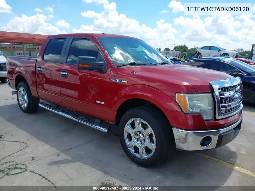 2013 Ford F-150 Xlt VIN: 1FTFW1CT6DKD06120 Lot: 40212407