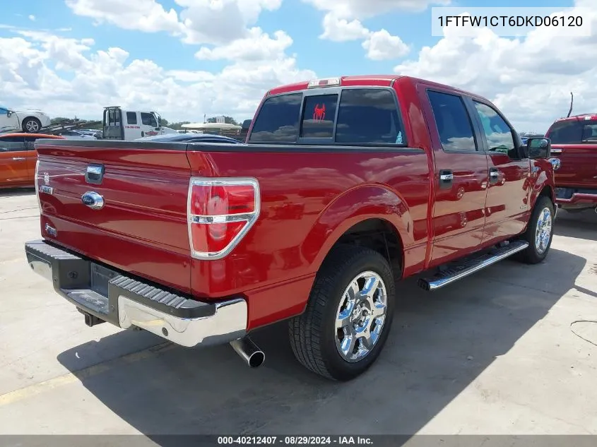 1FTFW1CT6DKD06120 2013 Ford F-150 Xlt