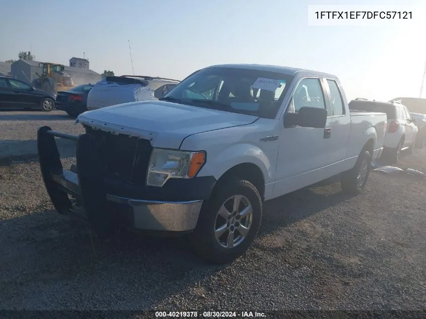 2013 Ford F-150 Xl VIN: 1FTFX1EF7DFC57121 Lot: 40219378