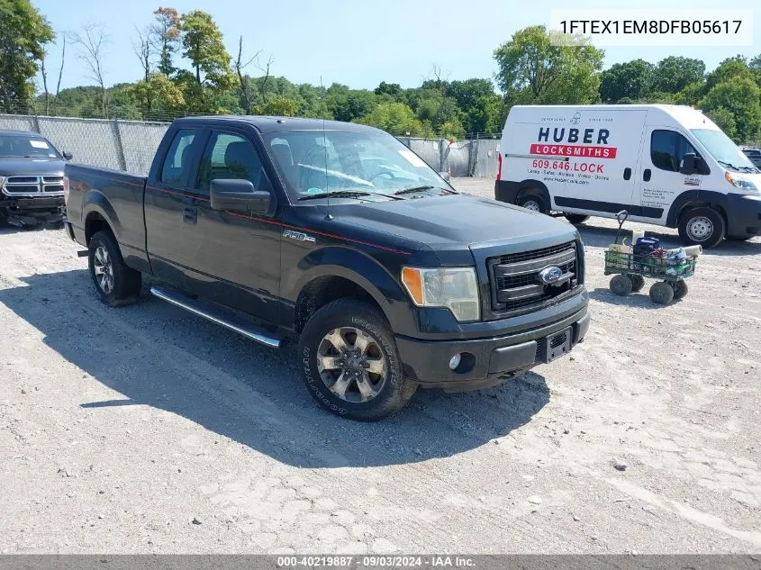 1FTEX1EM8DFB05617 2013 Ford F-150 Stx