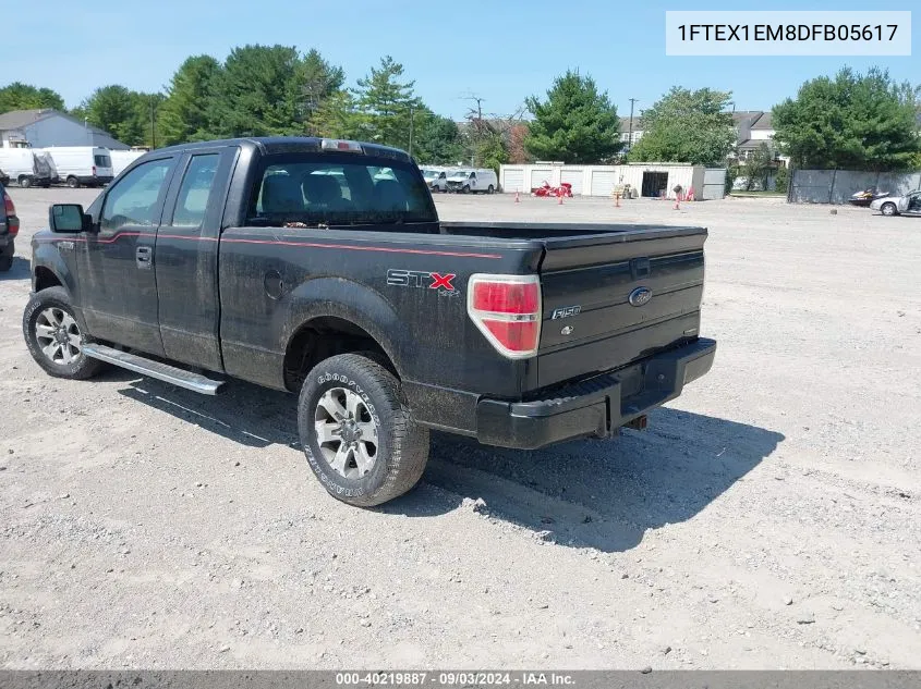 1FTEX1EM8DFB05617 2013 Ford F-150 Stx