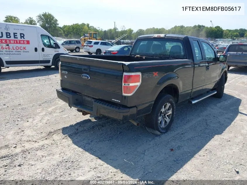 1FTEX1EM8DFB05617 2013 Ford F-150 Stx