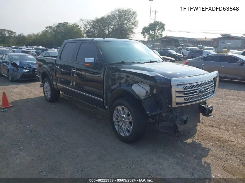 1FTFW1EFXDFD63548 2013 Ford F-150 Platinum