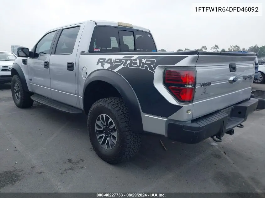 1FTFW1R64DFD46092 2013 Ford F-150 Svt Raptor