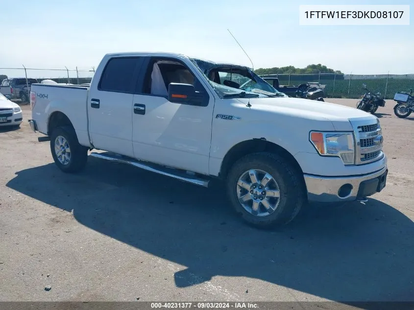 1FTFW1EF3DKD08107 2013 Ford F-150 Xlt