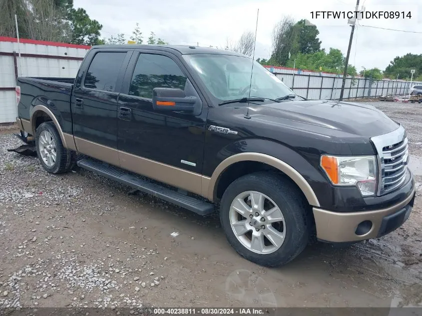 1FTFW1CT1DKF08914 2013 Ford F-150 Lariat