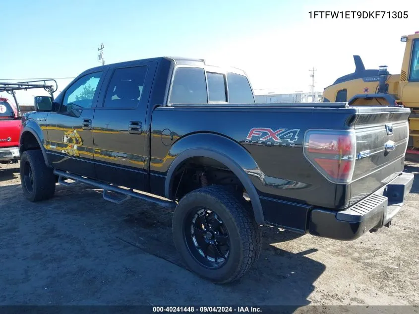 1FTFW1ET9DKF71305 2013 Ford F-150 Fx4