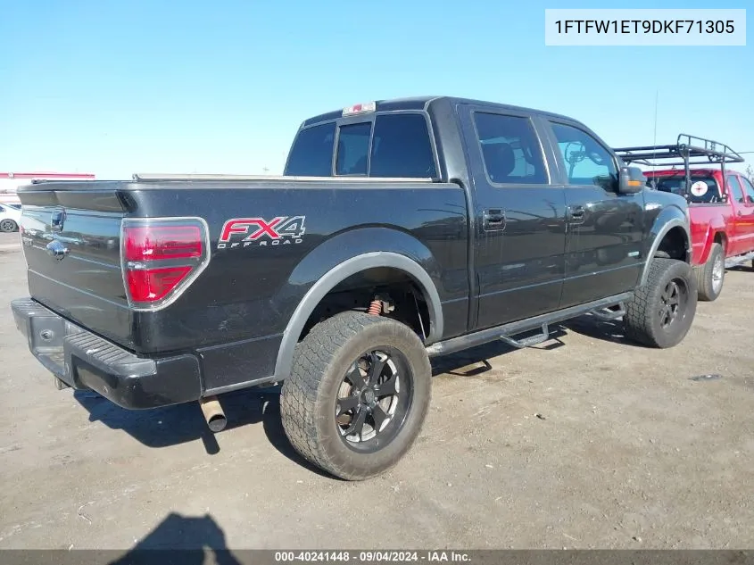 2013 Ford F-150 Fx4 VIN: 1FTFW1ET9DKF71305 Lot: 40241448