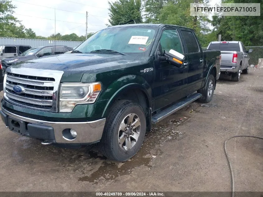 2013 Ford F-150 Lariat VIN: 1FTFW1EF2DFA71005 Lot: 40249789