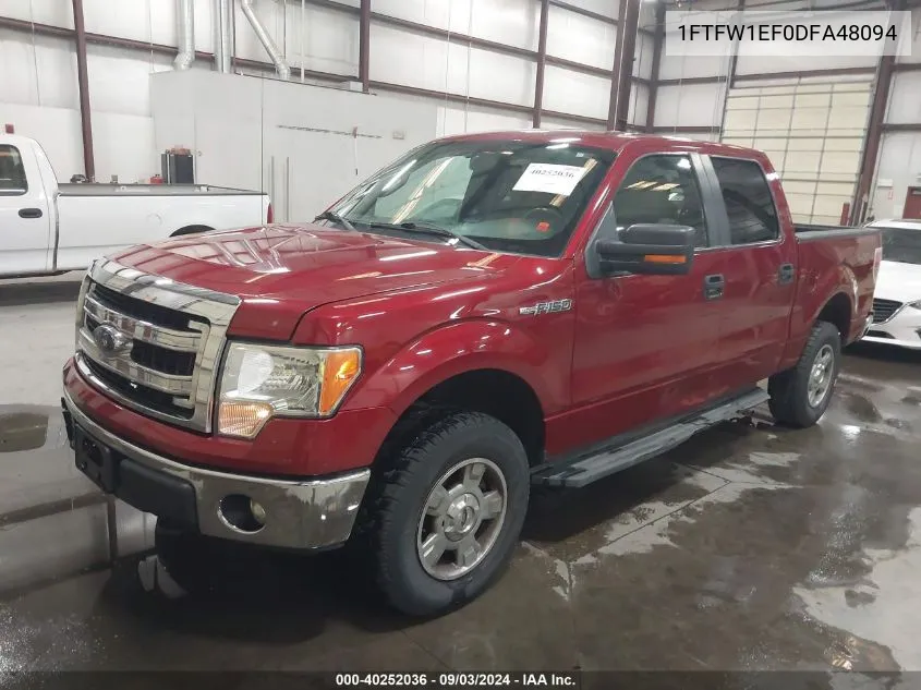 1FTFW1EF0DFA48094 2013 Ford F-150 Xlt