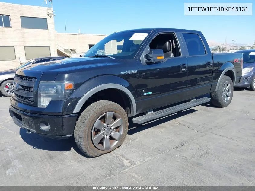 1FTFW1ET4DKF45131 2013 Ford F-150 Fx4