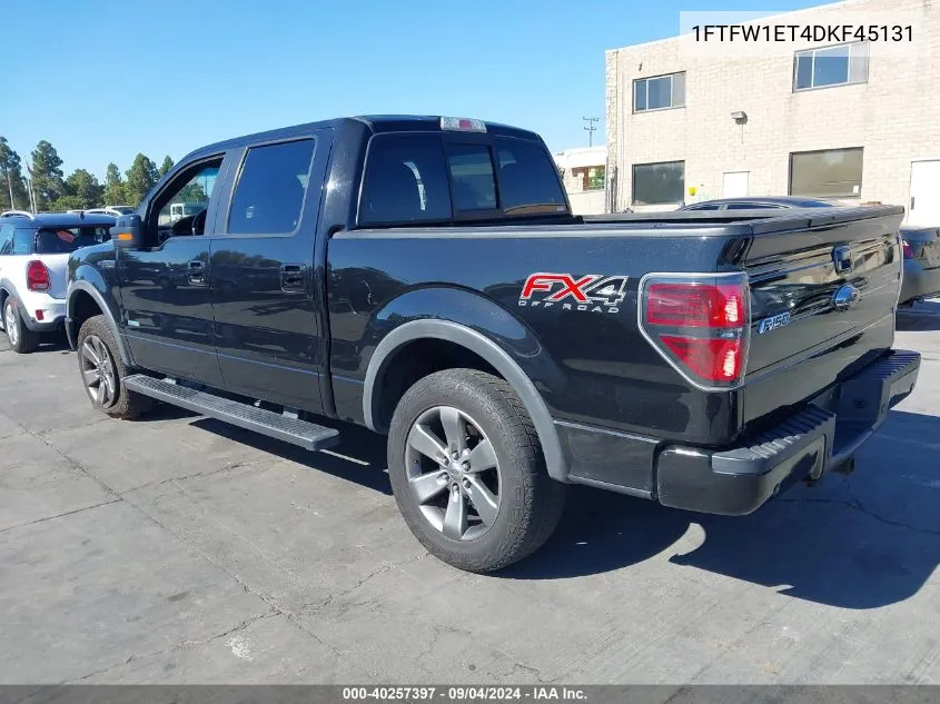 1FTFW1ET4DKF45131 2013 Ford F-150 Fx4