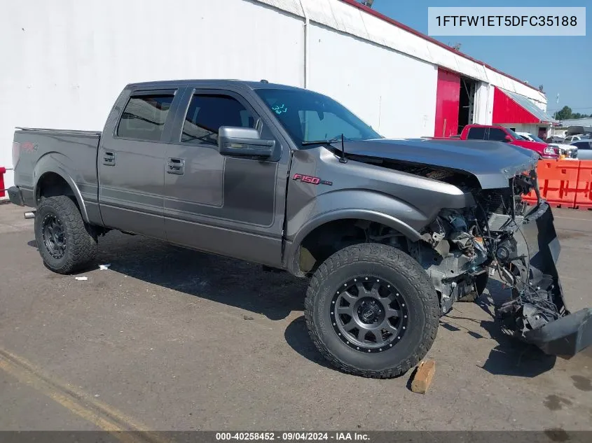 2013 Ford F-150 Fx4 VIN: 1FTFW1ET5DFC35188 Lot: 40258452