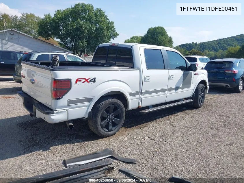 1FTFW1ET1DFE00461 2013 Ford F-150 Fx4