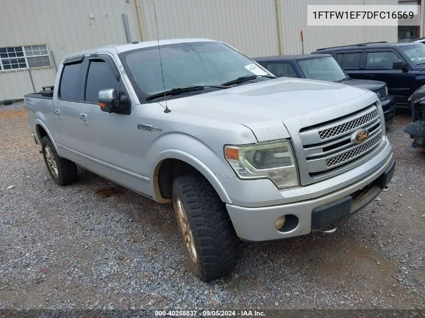 1FTFW1EF7DFC16569 2013 Ford F-150 Platinum