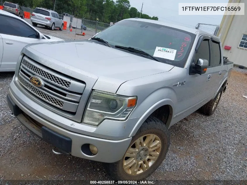 1FTFW1EF7DFC16569 2013 Ford F-150 Platinum