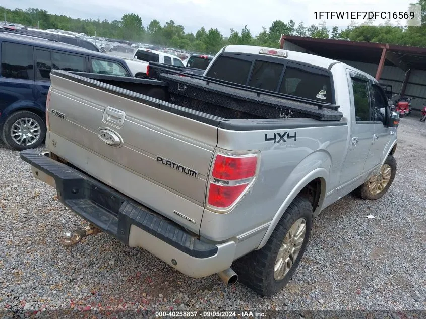 1FTFW1EF7DFC16569 2013 Ford F-150 Platinum