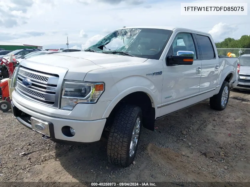 1FTFW1ET7DFD85075 2013 Ford F-150 Platinum