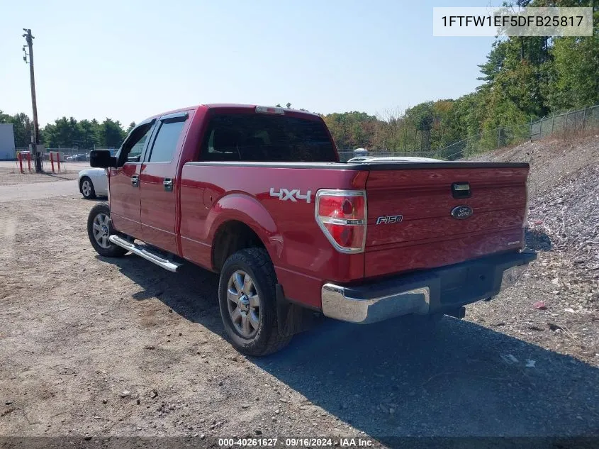 1FTFW1EF5DFB25817 2013 Ford F150 Supercrew