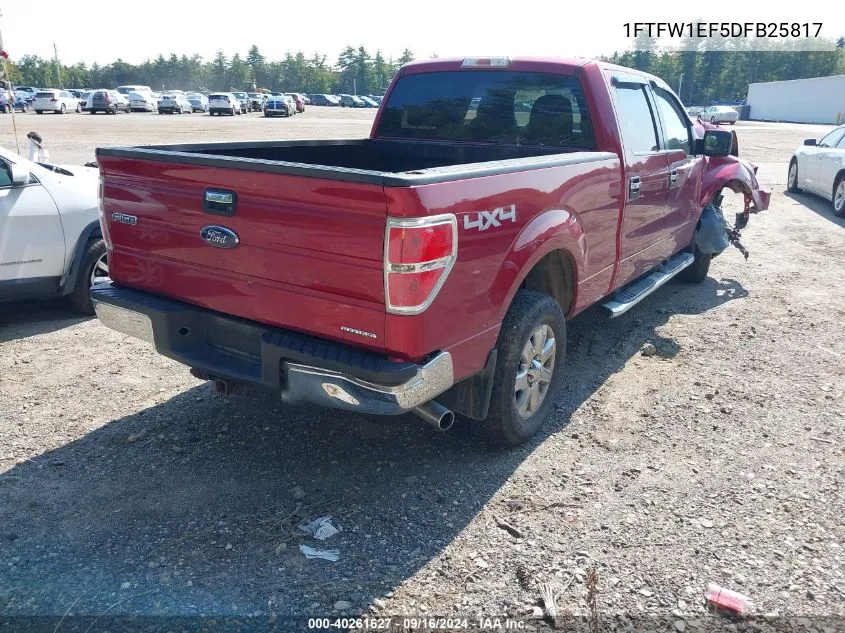 1FTFW1EF5DFB25817 2013 Ford F150 Supercrew