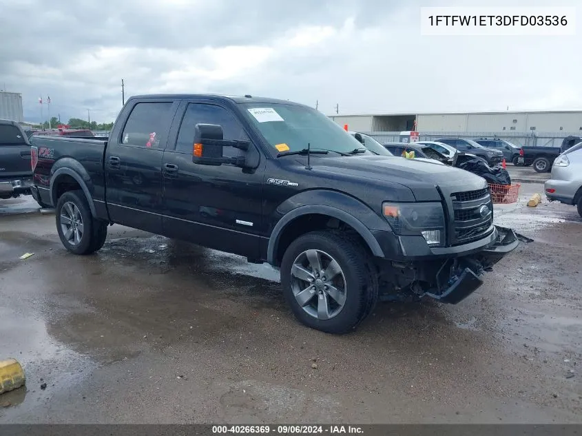 2013 Ford F-150 Fx4 VIN: 1FTFW1ET3DFD03536 Lot: 40266369