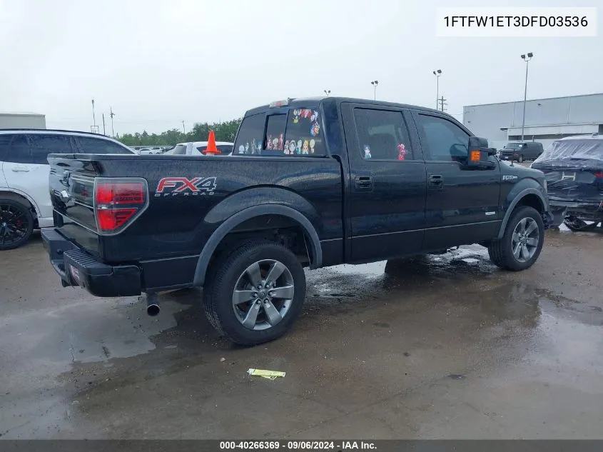 1FTFW1ET3DFD03536 2013 Ford F-150 Fx4