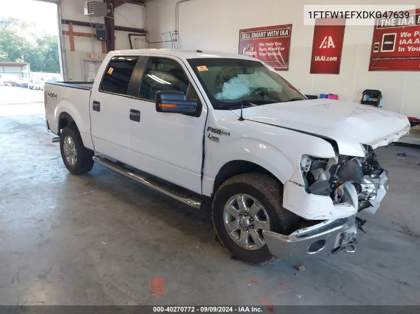 2013 Ford F-150 Xlt VIN: 1FTFW1EFXDKG47639 Lot: 40270772