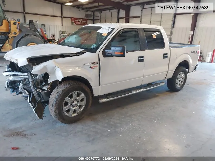 2013 Ford F-150 Xlt VIN: 1FTFW1EFXDKG47639 Lot: 40270772