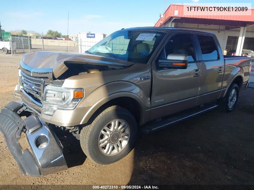 2013 Ford F150 Supercrew VIN: 1FTFW1CT9DKE12089 Lot: 40272310