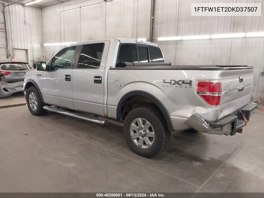 1FTFW1ET2DKD37507 2013 Ford F-150 Xlt