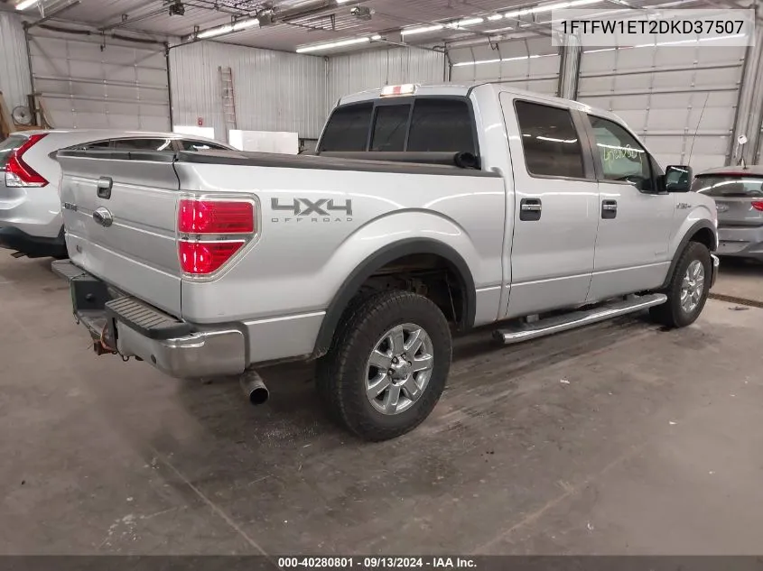 2013 Ford F-150 Xlt VIN: 1FTFW1ET2DKD37507 Lot: 40280801