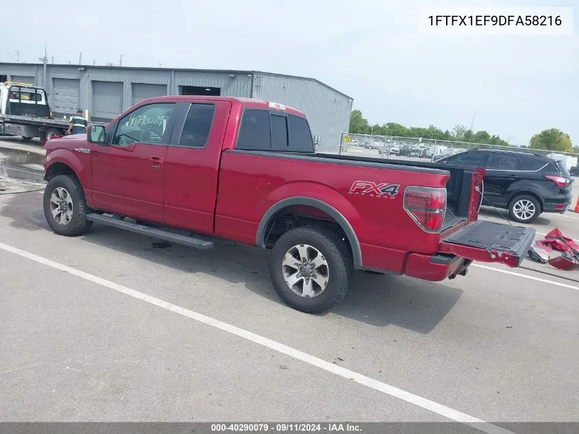 1FTFX1EF9DFA58216 2013 Ford F-150 Fx4