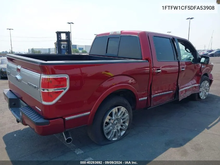 1FTFW1CF5DFA53908 2013 Ford F-150 Platinum